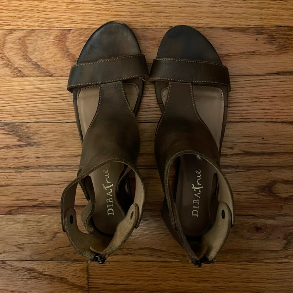 Brown gladiator sandals size 8 Free Peopl